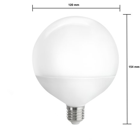Aigostar LED lamp - XL G120 E27 - 20W - 4000K helder wit licht Aigostar LED lamp - XL G120 E27 - 20W - 4000K helder wit licht
