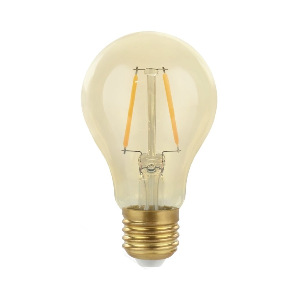 Spectrum LED Filament lamp E27 - A60 - 2W vervangt 25W - 2500K extra warm wit licht Spectrum LED Filament lamp E27 - A60 - 2W vervangt 25W - 2500K extra warm wit licht