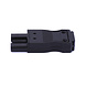 LCB Stekerbare Male Stekker LCB 3-polig 20A 250V | GST18/3 Compatible | Schroefaansluiting | Zwart IP20