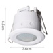 LED Bewegingssensor inbouw - PIR infrarood bewegingsmelder - 230V max. 300W LED Bewegingssensor inbouw - PIR infrarood bewegingsmelder - 230V max. 300W