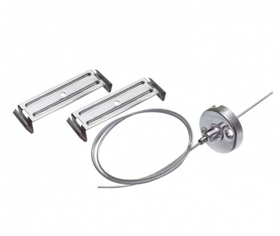 Spectrum LED Batten ophangset - 2 x 1 meter staaldraden Spectrum LED Batten ophangset - 2 x 1 meter staaldraden