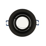 LED Line OP=OP Inbouwspot Zwart geborsteld aluminium rond - kantelbaar - zaagmaat 80mm - buitenmaat 92mm LED Line OP=OP Inbouwspot Zwart geborsteld aluminium rond - kantelbaar - zaagmaat 80mm - buitenmaat 92mm