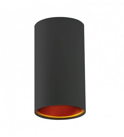 Spectrum LED plafondspot Chloe - Mat zwart goud - GU10 aansluiting