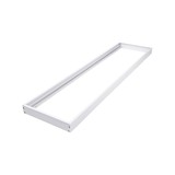 LCB LED paneel opbouw - 120x30cm Framesysteem - Wit aluminium - 5cm hoog incl. schroeven