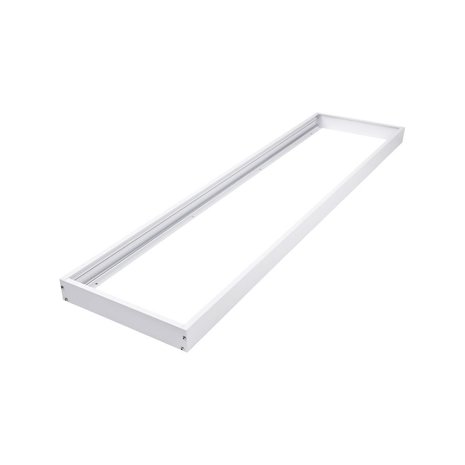 LCB LED Paneel Opbouwframe LCB 120x30cm - Wit Aluminium - 5cm Hoog - Plafondmontage - Inclusief Bevestigingsmateriaal - Exclusief LED Paneel