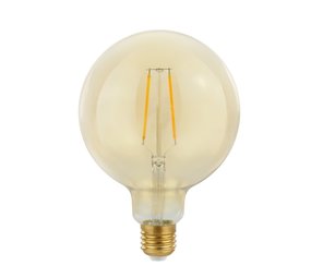 Spectrum LED Filament lamp E27 - G125 - 2W vervangt 21W - 2500K extra warm wit licht - XL Globe Spectrum LED Filament lamp E27 - G125 - 2W vervangt 21W - 2500K extra warm wit licht - XL Globe