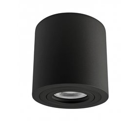 Spectrum LED plafondspot IP65 - Tube rond Zwart - met GU10 fitting - excl. LED spot Spectrum LED plafondspot IP65 - Tube rond Zwart - met GU10 fitting - excl. LED spot