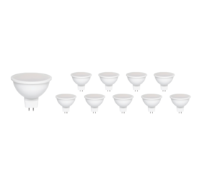 Spectrum Voordeelpak 10 stuks LED spots - GU5.3 fitting - 4W vervangt 42W - Lichtkleur optioneel Spectrum Voordeelpak 10 stuks LED spots - GU5.3 fitting - 4W vervangt 42W - Lichtkleur optioneel