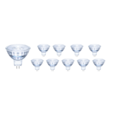 Voordeelpak 10 stuks - GU5.3 LED spots - 3W vervangt 25W - Lichtkleur optioneel Voordeelpak 10 stuks - GU5.3 LED spots - 3W vervangt 25W - Lichtkleur optioneel