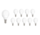 Voordeelpak 10 stuks LED Lamp - E14 fitting - 8W vervangt 60W - Lichtkleur optioneel