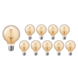 Voordeelpak 10 stuks - E27 LED lamp - XL GLOBE - dimbaar - 4W vervangt 40W - 2200K extra warm wit licht - dimbaar Voordeelpak 10 stuks - E27 LED lamp - XL GLOBE - dimbaar - 4W vervangt 40W - 2200K extra warm wit licht - dimbaar