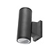 Wandlamp Up and Down - 2x GU10 aansluiting - Mat Zwart Wandlamp Up and Down - 2x GU10 aansluiting - Mat Zwart