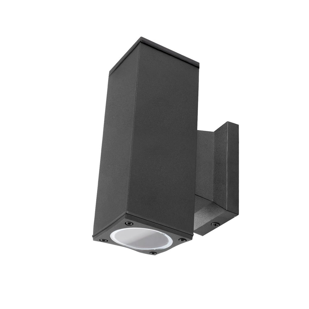 Aigostar LED Wandlamp Buiten Cube - Up & Down - Antraciet Aigostar LED Wandlamp Buiten Cube - Up & Down - Antraciet