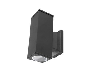 Aigostar LED Wandlamp Buiten Cube - Up & Down - Antraciet Aigostar LED Wandlamp Buiten Cube - Up & Down - Antraciet