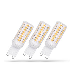 Spectrum LED G9 Multipack - 4W vervangt 35W Dimbaar - 6000K daglicht wit - 18x58 mm Spectrum LED G9 Multipack - 4W vervangt 35W Dimbaar - 6000K daglicht wit - 18x58 mm