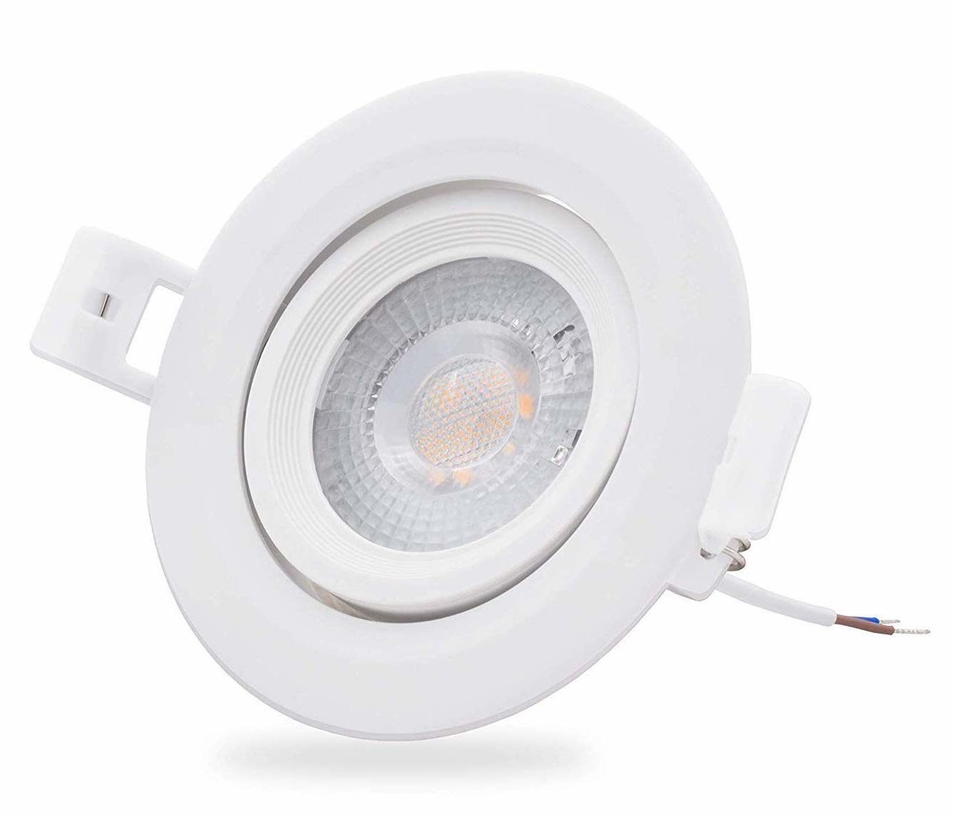 Spot LED encastrable de sol TOBA XL en acier inoxydable 24W 3000K 60°