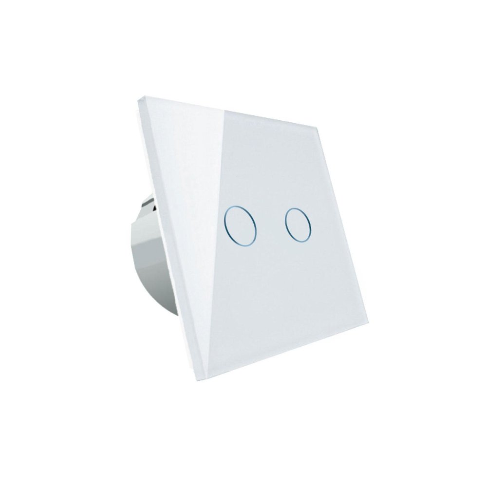 Spectrum OP=OP WiFi wandschakelaar inbouw - Touch bediening en bediening met de App - 1000W max. Spectrum OP=OP WiFi wandschakelaar inbouw - Touch bediening en bediening met de App - 1000W max.
