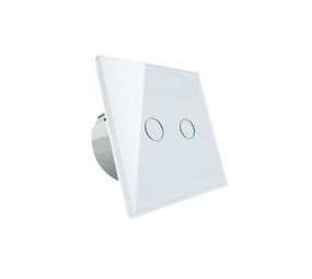 Spectrum OP=OP WiFi wandschakelaar inbouw - Touch bediening en bediening met de App - 1000W max. Spectrum OP=OP WiFi wandschakelaar inbouw - Touch bediening en bediening met de App - 1000W max.