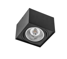 Spectrum LED plafondspot - AR111 230V - Mat Zwart Vierkant - Excl. AR111 LED Spot geleverd Spectrum LED plafondspot - AR111 230V - Mat Zwart Vierkant - Excl. AR111 LED Spot geleverd