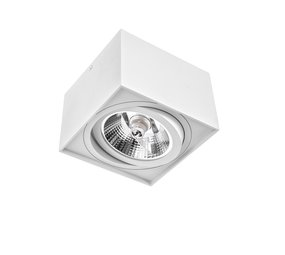 Spectrum LED plafondspot - AR111 230V - Mat Wit Vierkant - Excl. AR111 LED Spot geleverd Spectrum LED plafondspot - AR111 230V - Mat Wit Vierkant - Excl. AR111 LED Spot geleverd