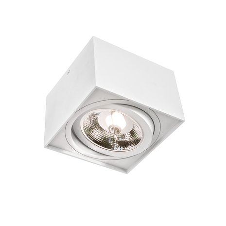 Spectrum LED Plafondspot CHLOE - GU10 AR111 - Excl. LED Spot - Wit vierkant Spectrum LED Plafondspot CHLOE - GU10 AR111 - Excl. LED Spot - Wit vierkant