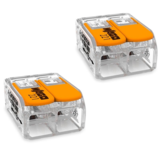 WAGO Verbindingsklem 2-voudig 4mm² 221-413 - 2 stuks