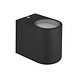 Spectrum UA Wandlamp down - 1x GU10 aansluiting - Zwart - PVC Spectrum UA Wandlamp down - 1x GU10 aansluiting - Zwart - PVC