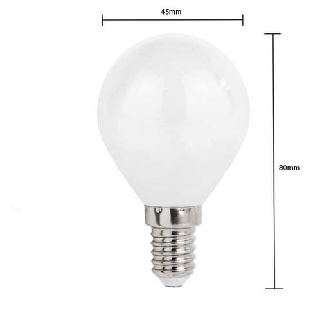 Spectrum LED Lamp E14 Mat 6W 510lm - |2700  Kelvin |830 Warm Wit | Vervangt 40W