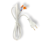 LCB 300cm aansluitstekker 2-polig incl. 2 WAGO kabelverbinders - 230V netsnoer met open einde - 0.75mm²