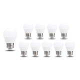 Spectrum Voordeelpak 10x Spectrum LED Lamp G45 E27 6W 560lm 3000K Warm Wit | Vervangt 48W | Niet Dimbaar