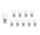 Voordeelpak 10x Spectrum LED Lamp G45 E27 6W 560lm 3000K Warm Wit | Vervangt 48W | Niet Dimbaar