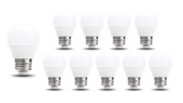 Spectrum Voordeelpak 10x Spectrum LED Lamp G45 E27 6W 560lm 3000K Warm Wit | Vervangt 48W | Niet Dimbaar Spectrum Voordeelpak 10x Spectrum LED Lamp G45 E27 6W 560lm 3000K Warm Wit | Vervangt 48W | Niet Dimbaar