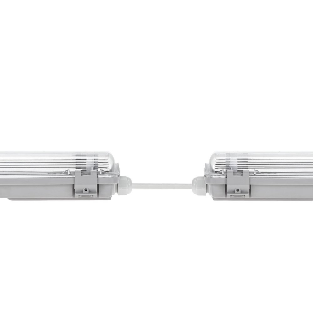 Spectrum 60cm LED armatuur IP65 + 2 LED TL buizen 10W p/s - 6000K 865 daglicht wit -Doorkoppelbaar - Compleet Spectrum 60cm LED armatuur IP65 + 2 LED TL buizen 10W p/s - 6000K 865 daglicht wit -Doorkoppelbaar - Compleet