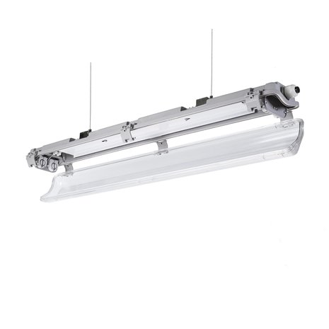 Spectrum 60cm LED armatuur IP65 + 2 LED TL buizen 10W p/s - 6000K 865 daglicht wit -Doorkoppelbaar - Compleet Spectrum 60cm LED armatuur IP65 + 2 LED TL buizen 10W p/s - 6000K 865 daglicht wit -Doorkoppelbaar - Compleet