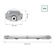 60cm LED armatuur IP65 + 2 LED TL buizen 10W p/s - 6000K 865 daglicht wit -Doorkoppelbaar - Compleet 60cm LED armatuur IP65 + 2 LED TL buizen 10W p/s - 6000K 865 daglicht wit -Doorkoppelbaar - Compleet