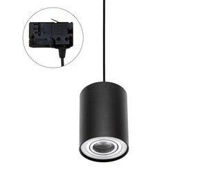 Spectrum LED Trackrail connector zwart - voor hanglamp - 3-Phase Spectrum LED Trackrail connector zwart - voor hanglamp - 3-Phase