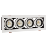 Spectrum OP=OP LED inbouwspot armatuur Modern Mini - Rechthoekig met 4 GU10 aansluiting Spectrum OP=OP LED inbouwspot armatuur Modern Mini - Rechthoekig met 4 GU10 aansluiting