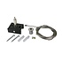 Spectrum 3-Fase Rail Ophangset SPS 2 | Staaldraad 3 Meter | Zwart | Voor Spanningsrail