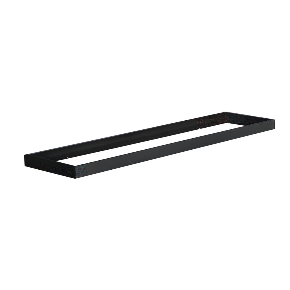 LCB LED Paneel opbouw Framesysteem - 120x30cm |  Zwart aluminium - 6.5cm hoog - schroefloos click systeem LCB LED Paneel opbouw Framesysteem - 120x30cm |  Zwart aluminium - 6.5cm hoog - schroefloos click systeem