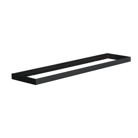 LCB LED Paneel opbouw Framesysteem - 120x30cm |  Zwart aluminium - 6.5cm hoog - schroefloos click systeem LCB LED Paneel opbouw Framesysteem - 120x30cm |  Zwart aluminium - 6.5cm hoog - schroefloos click systeem