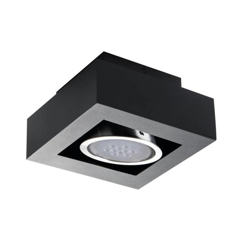 Kanlux LED Plafondspot STOBI - GU10 AR111 - excl. LED spot - Zwart vierkant Kanlux LED Plafondspot STOBI - GU10 AR111 - excl. LED spot - Zwart vierkant