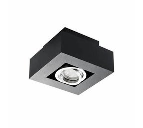 Kanlux LED Plafondspot - 1xGU10 fitting - Aluminium Zwart Kanlux LED Plafondspot - 1xGU10 fitting - Aluminium Zwart