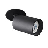 Kanlux LED Inbouwspot GU10 90MM - Richtspot Mat Zwart - GU10 Fitting   | Richtbaar - Zaagmaat 70MM