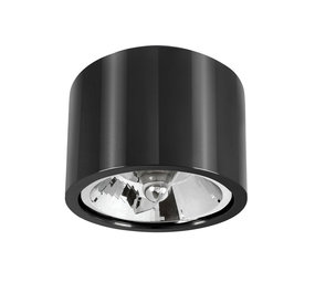 Spectrum LED Plafondspot CHLOE - GU10 AR111 - excl. LED spot - Zwart rond Spectrum LED Plafondspot CHLOE - GU10 AR111 - excl. LED spot - Zwart rond