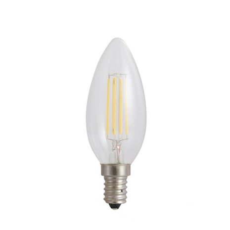 Spectrum LED Filament lamp E14 - C35 - 4W vervangt 40W - 2700K warm wit licht Spectrum LED Filament lamp E14 - C35 - 4W vervangt 40W - 2700K warm wit licht