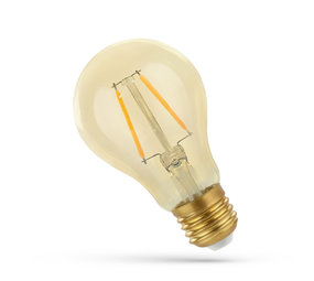 Spectrum LED Filament lamp E27 - A60 - 5W vervangt 41W - 2400K extra warm wit licht Spectrum LED Filament lamp E27 - A60 - 5W vervangt 41W - 2400K extra warm wit licht