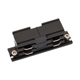 Spectrum 3-Fase Spanningsrail toebehoren | Koppelstuk - Verbindingsstuk gevoegd - i- connector - Zwart Spectrum 3-Fase Spanningsrail toebehoren | Koppelstuk - Verbindingsstuk gevoegd - i- connector - Zwart