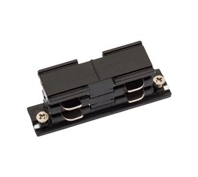 Spectrum 3-Fase Spanningsrail toebehoren | Koppelstuk - Verbindingsstuk gevoegd - i- connector - Zwart Spectrum 3-Fase Spanningsrail toebehoren | Koppelstuk - Verbindingsstuk gevoegd - i- connector - Zwart