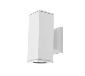 Aigostar LED GU10 vierkante wandlamp wit IP65 Dubbelvoudig voor 2 LED GU10 spots Aigostar LED GU10 vierkante wandlamp wit IP65 Dubbelvoudig voor 2 LED GU10 spots