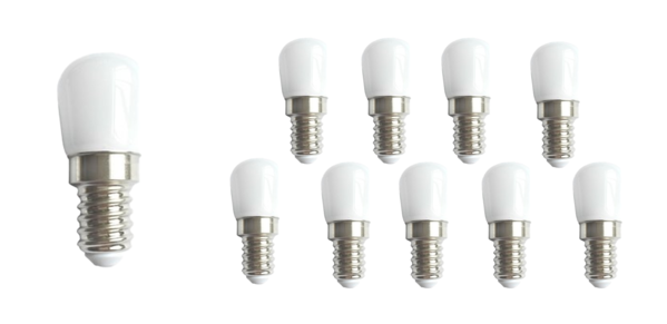 OP=OP E14 LED lampen - Type T26 - 2,5W vervangt 23W -6500K 